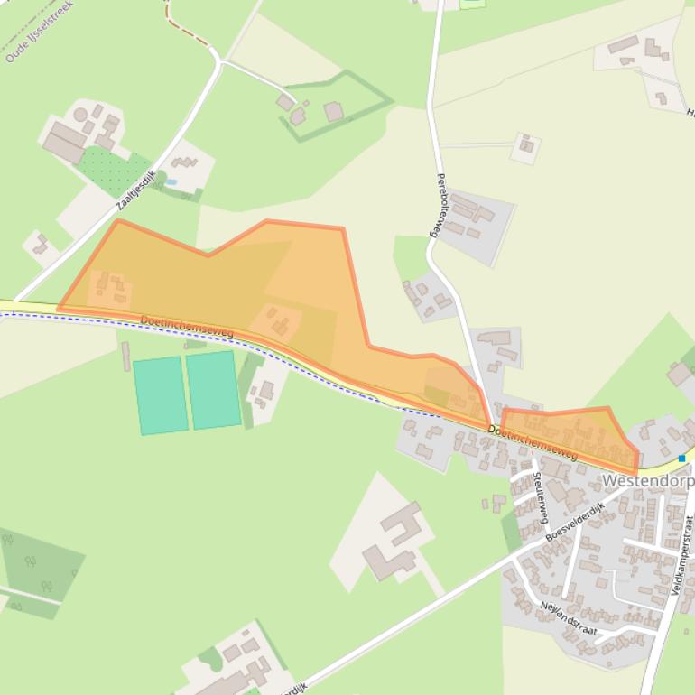 Kaart van postcodegebied 7054BL.