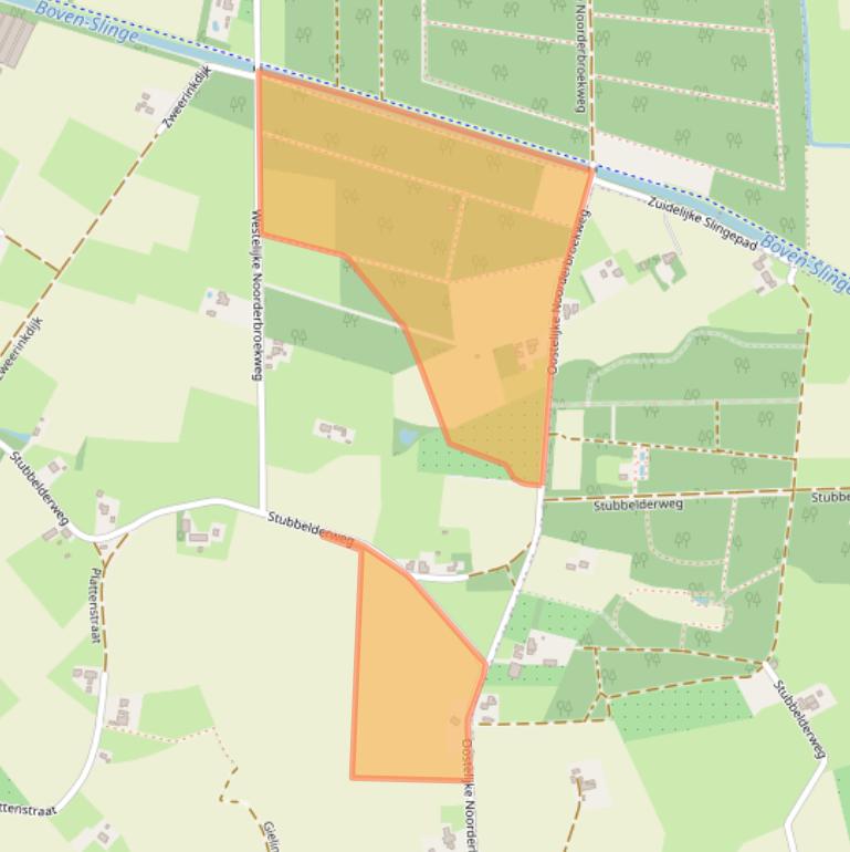 Kaart van postcodegebied 7054CH.