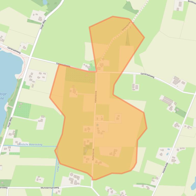 Kaart van postcodegebied 7055AR.