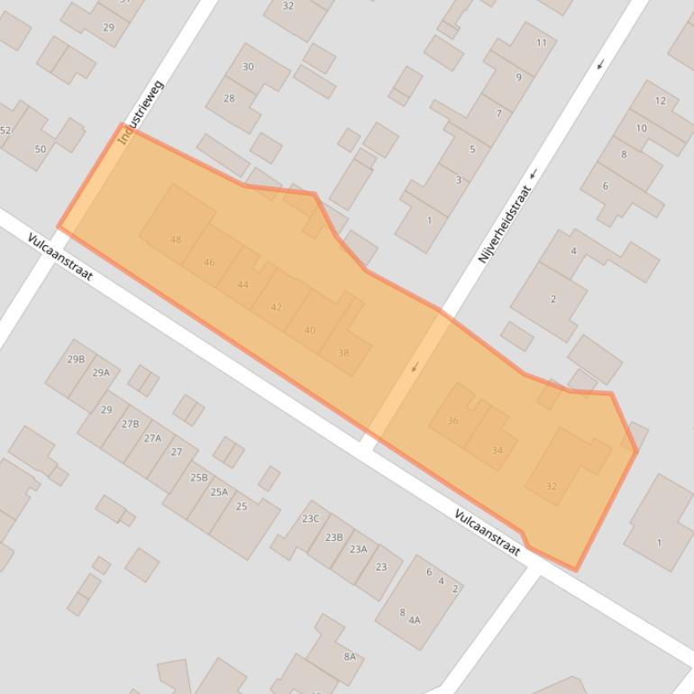 Kaart van postcodegebied 7061AZ.