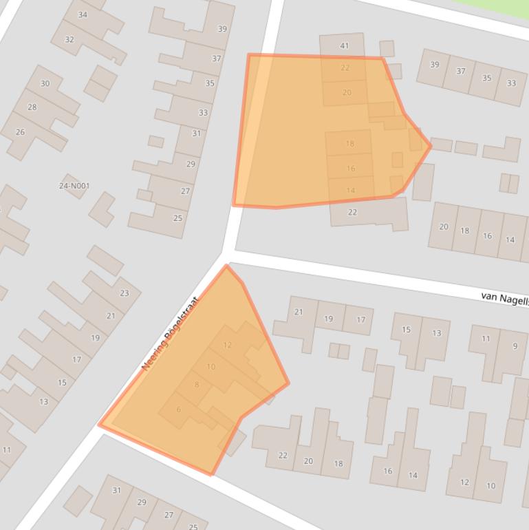 Kaart van postcodegebied 7061BM.