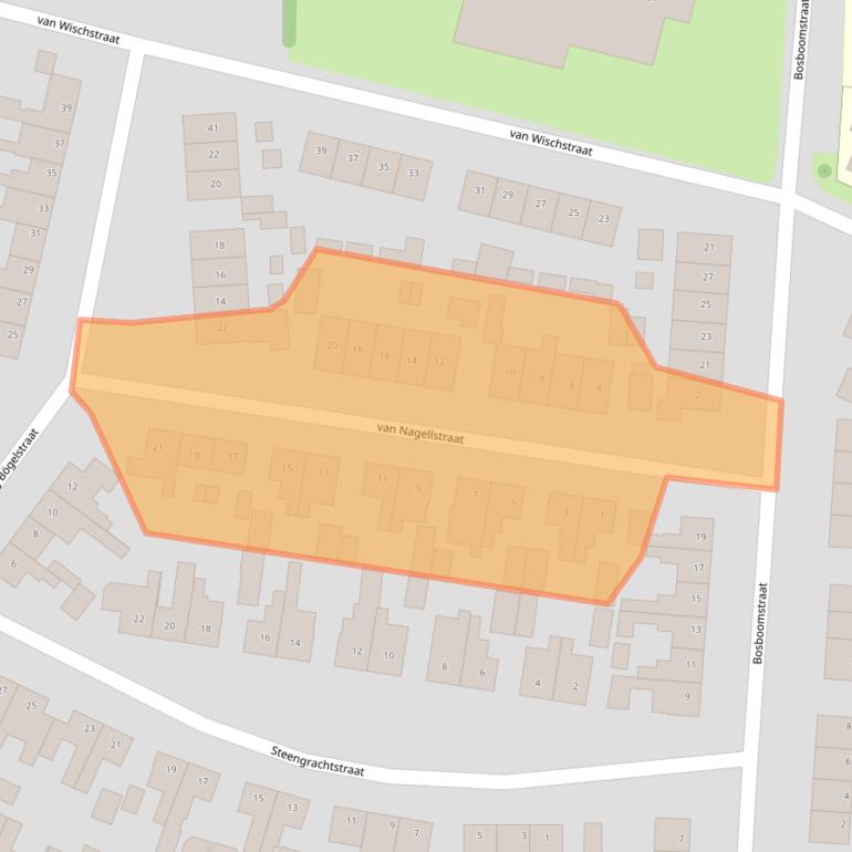 Kaart van postcodegebied 7061BN.