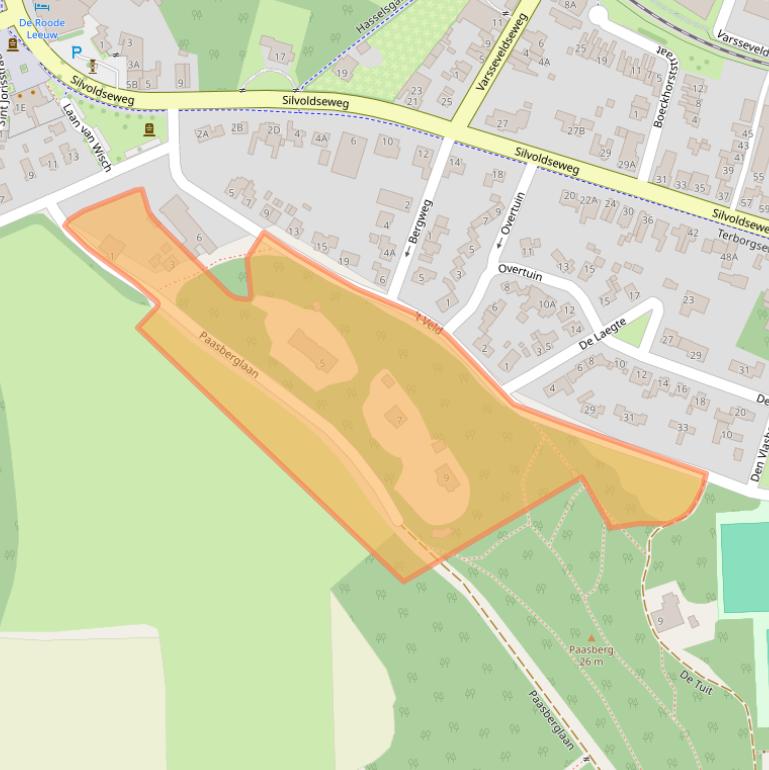 Kaart van postcodegebied 7061DA.