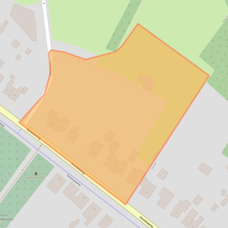 Kaart van postcodegebied 7061DN.