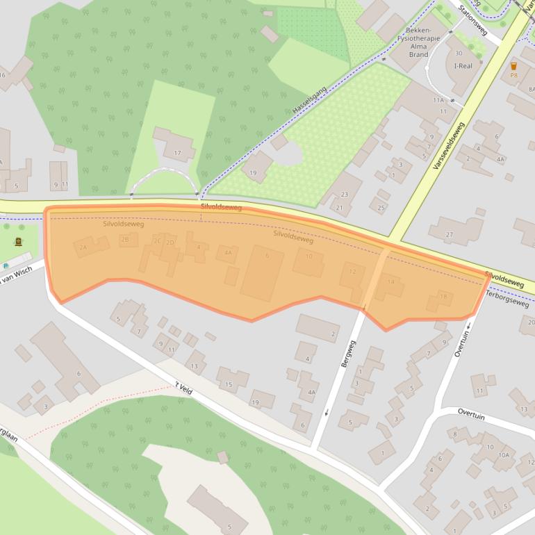 Kaart van postcodegebied 7061DP.