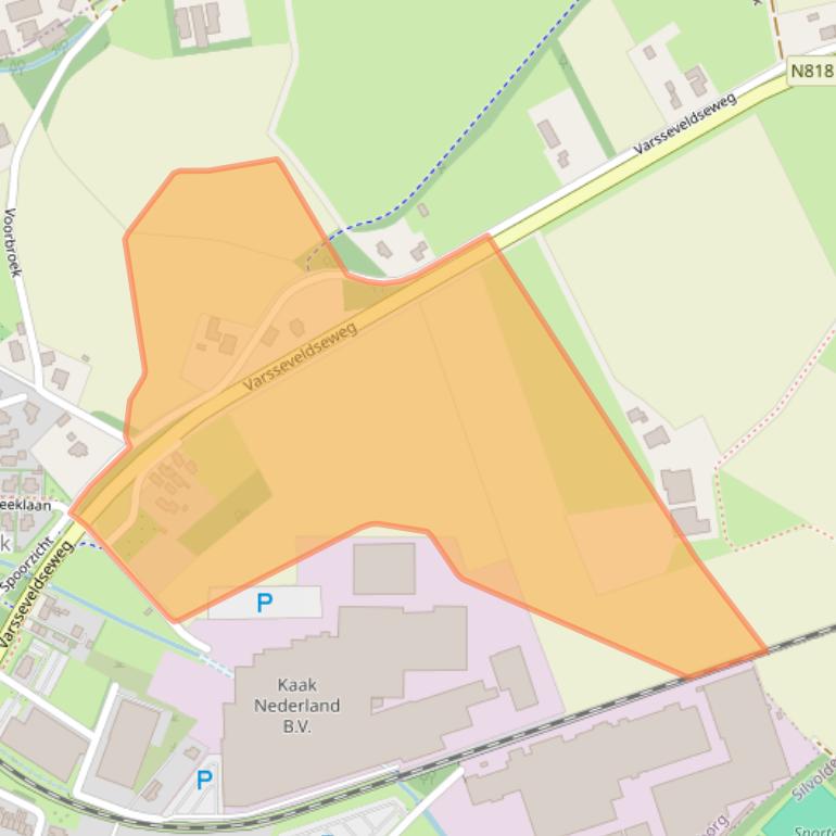 Kaart van postcodegebied 7061GB.