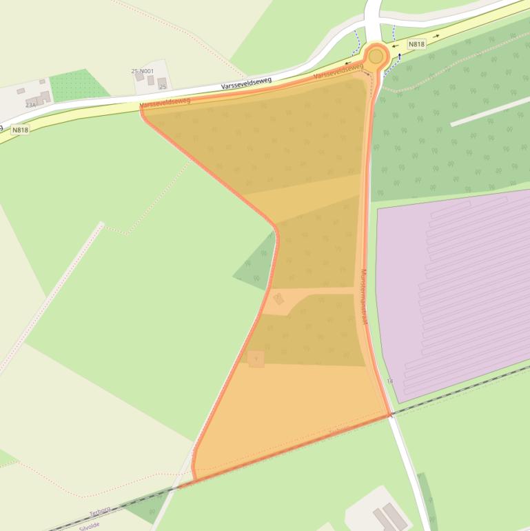 Kaart van postcodegebied 7061GJ.