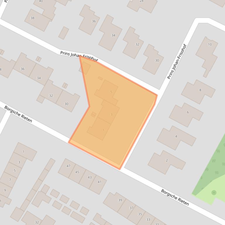 Kaart van postcodegebied 7061WS.