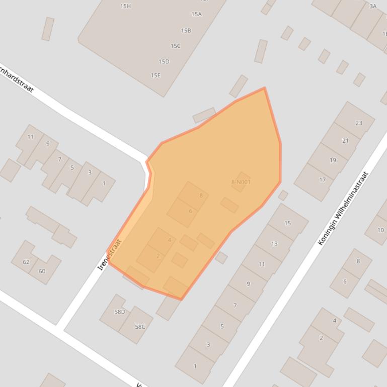 Kaart van postcodegebied 7061ZG.