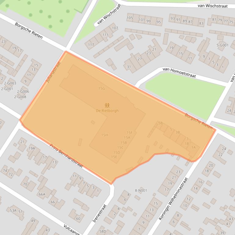 Kaart van postcodegebied 7061ZM.