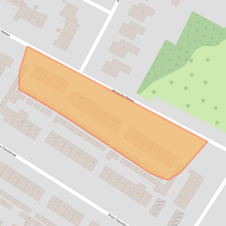 Kaart van postcodegebied 7061ZN.