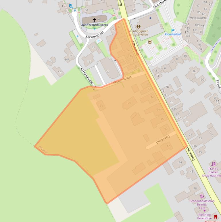 Kaart van postcodegebied 7064BD.