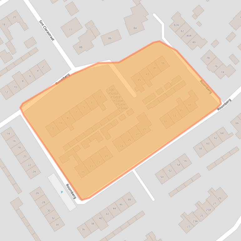 Kaart van postcodegebied 7064BM.