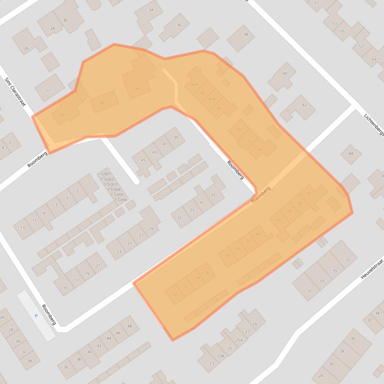 Kaart van postcodegebied 7064BP.