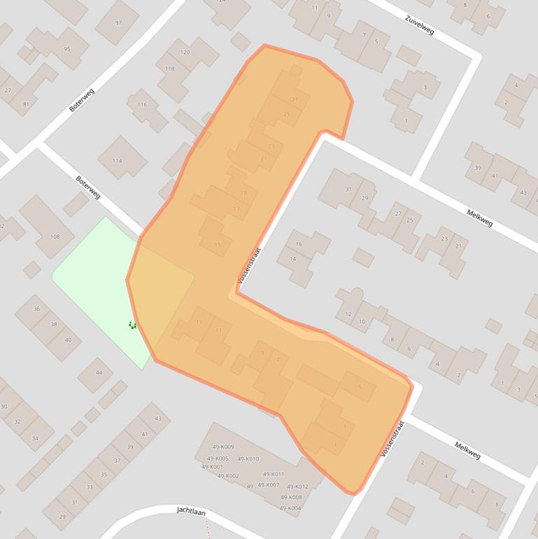 Kaart van postcodegebied 7064CN.