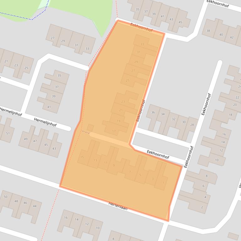 Kaart van postcodegebied 7064DA.