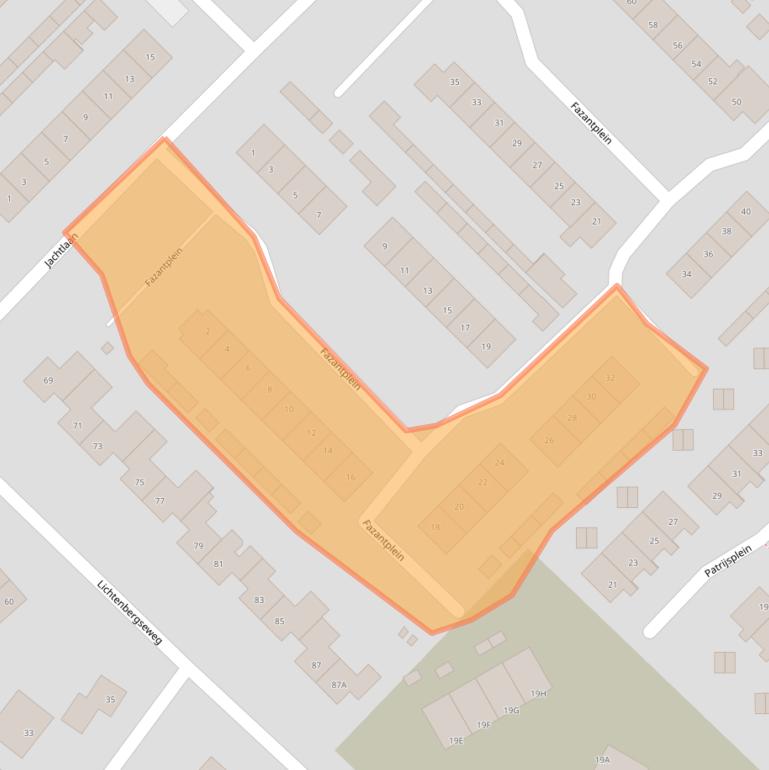 Kaart van postcodegebied 7064EG.