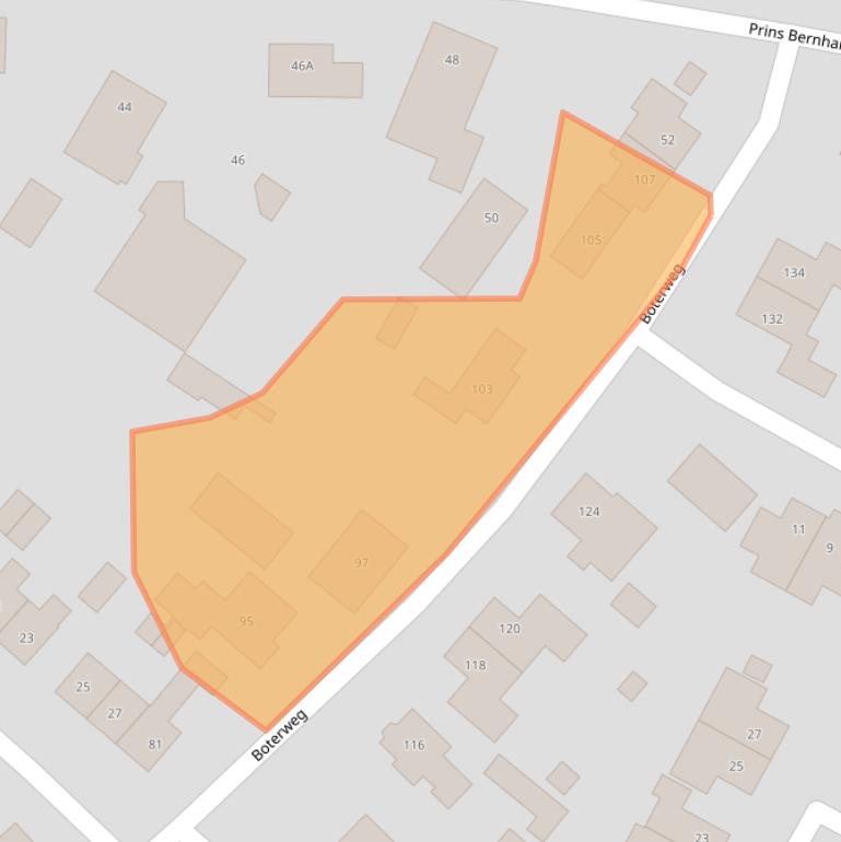 Kaart van postcodegebied 7064ER.