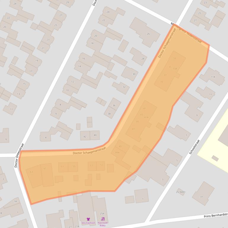 Kaart van postcodegebied 7064GW.