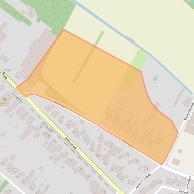 Kaart van postcodegebied 7064HK.