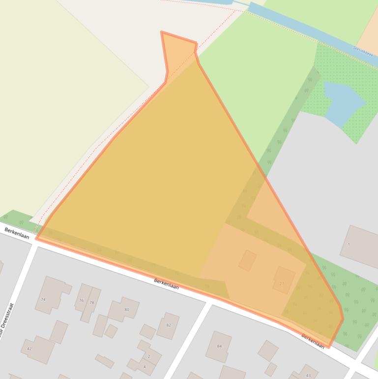 Kaart van postcodegebied 7064HL.