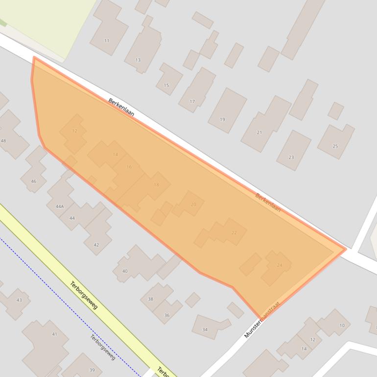 Kaart van postcodegebied 7064HP.