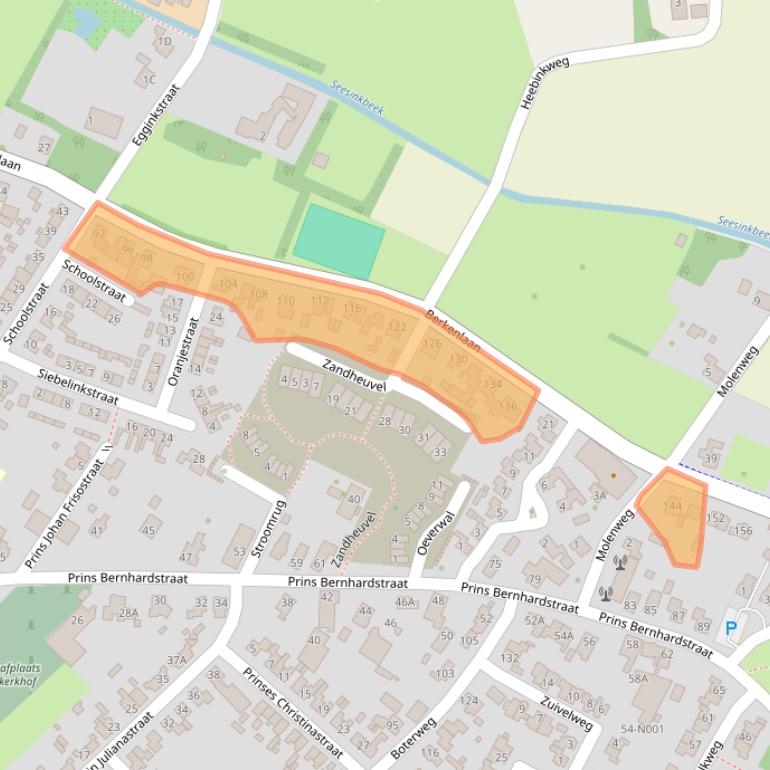 Kaart van postcodegebied 7064HT.