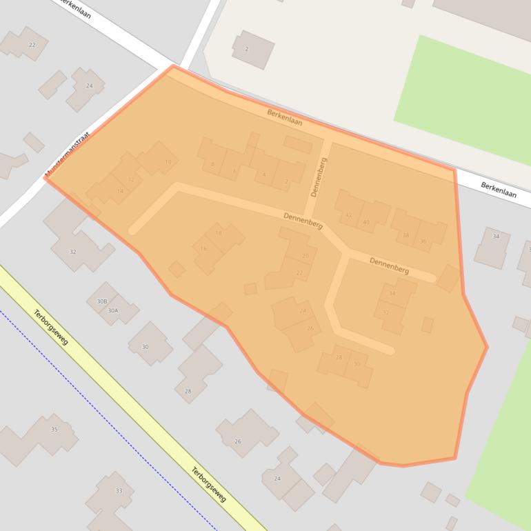 Kaart van postcodegebied 7064HW.