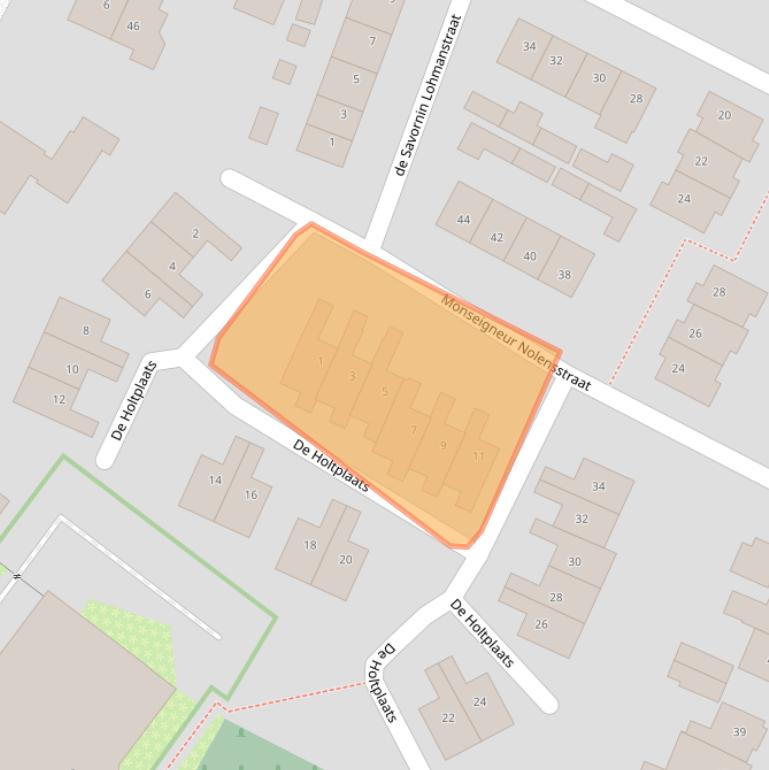 Kaart van postcodegebied 7064HX.