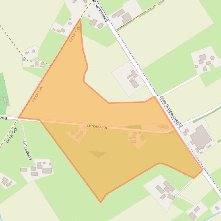 Kaart van postcodegebied 7064KV.