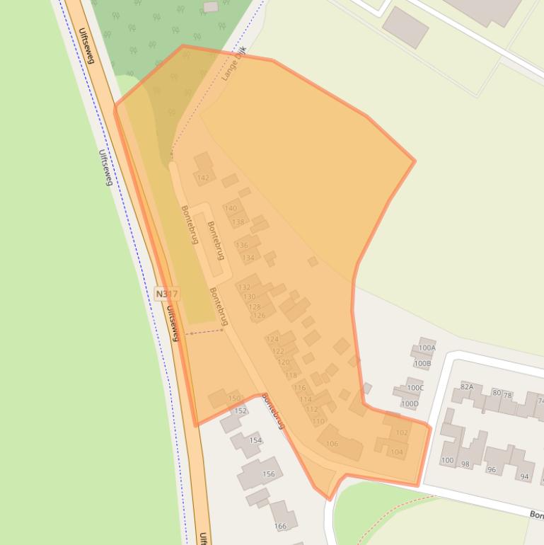 Kaart van postcodegebied 7064LN.