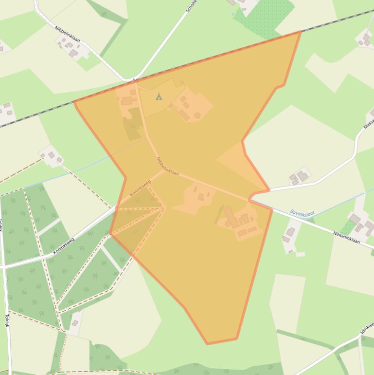 Kaart van postcodegebied 7065AE.