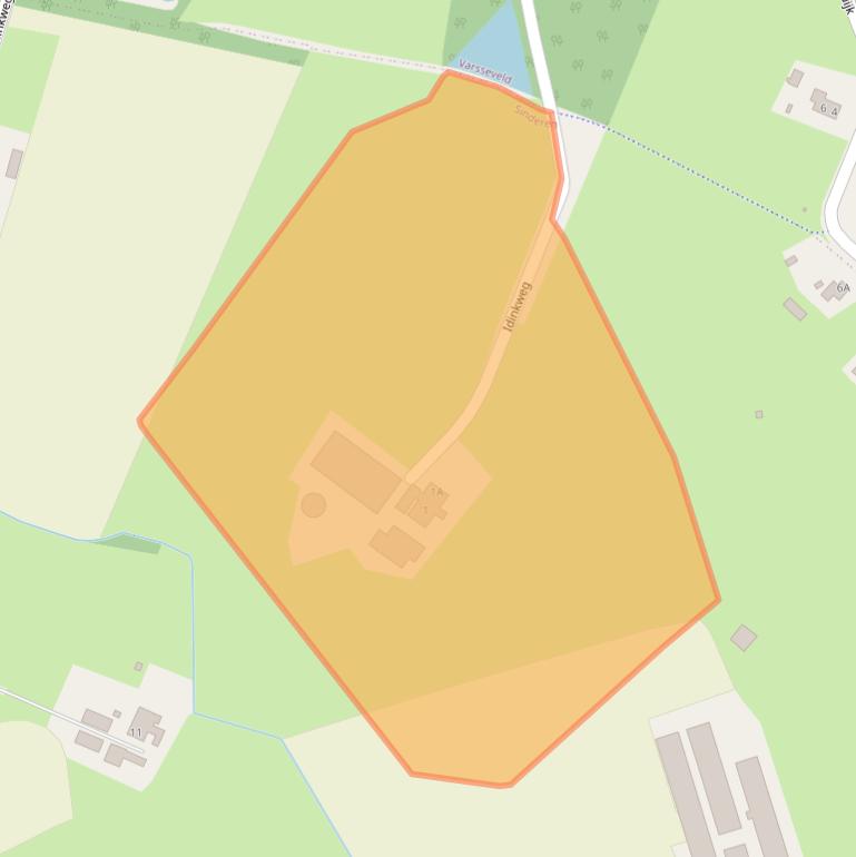 Kaart van postcodegebied 7065AJ.