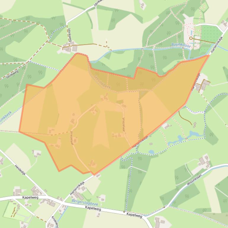 Kaart van postcodegebied 7065AS.