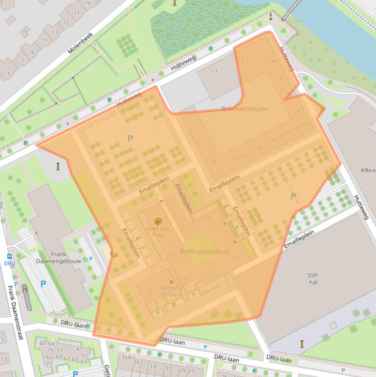 Kaart van postcodegebied 7071AZ.