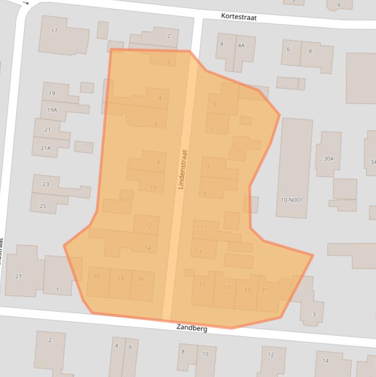 Kaart van postcodegebied 7071CV.
