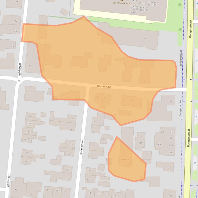 Kaart van postcodegebied 7071CW.