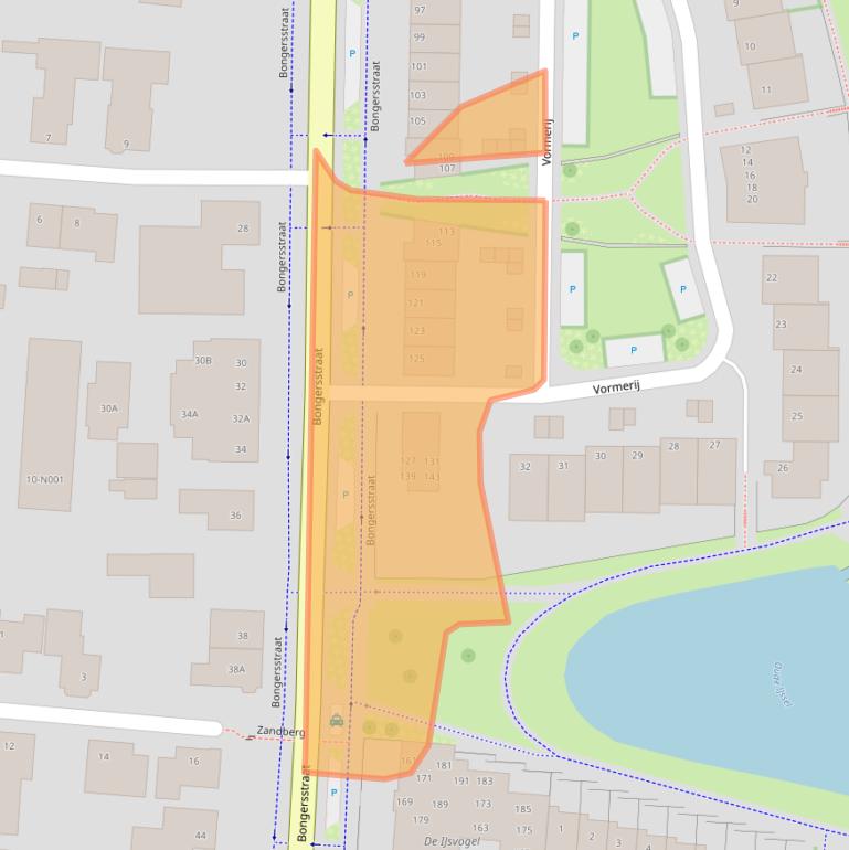 Kaart van postcodegebied 7071DW.