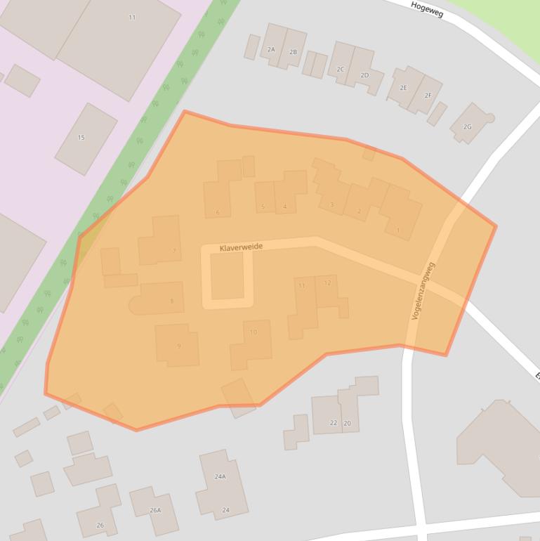 Kaart van postcodegebied 7071EA.