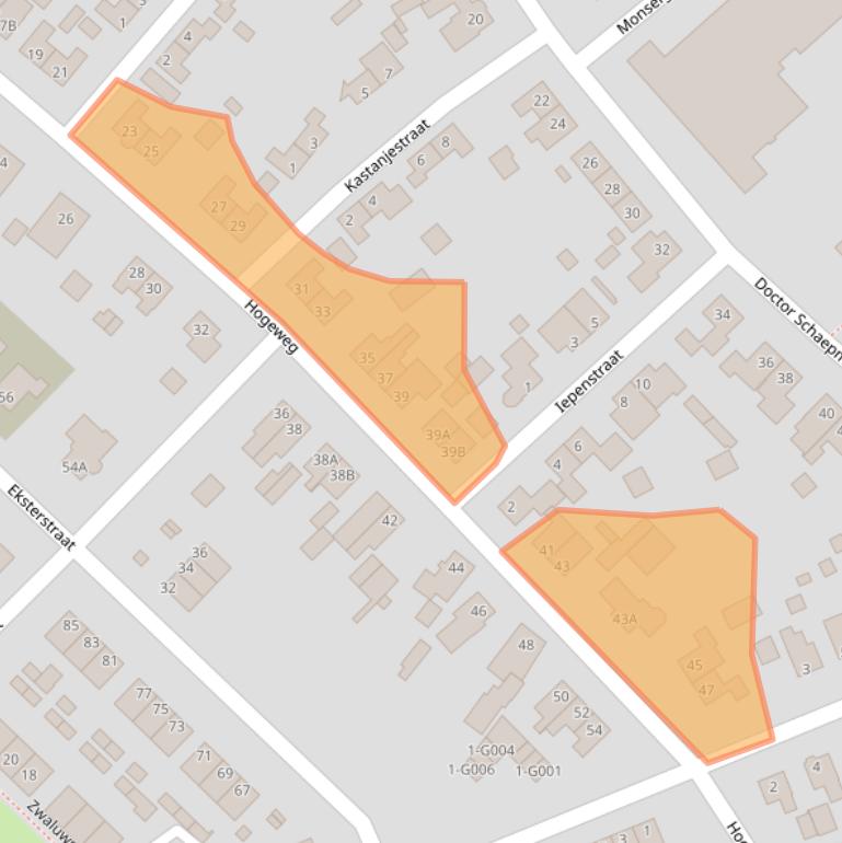 Kaart van postcodegebied 7071GB.