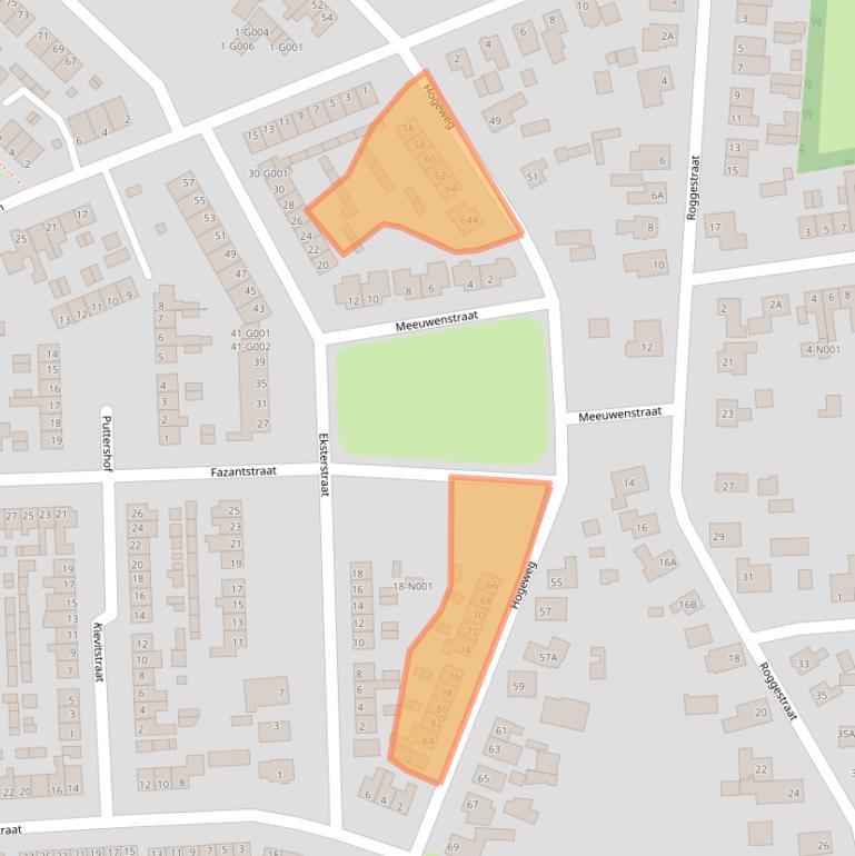 Kaart van postcodegebied 7071GG.