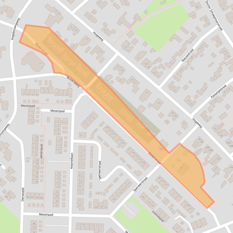 Kaart van postcodegebied 7071GR.