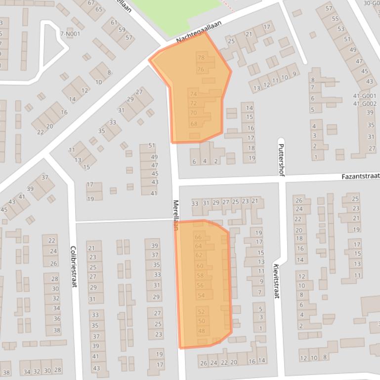 Kaart van postcodegebied 7071HD.