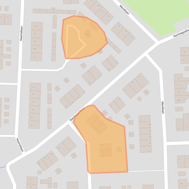Kaart van postcodegebied 7071HL.