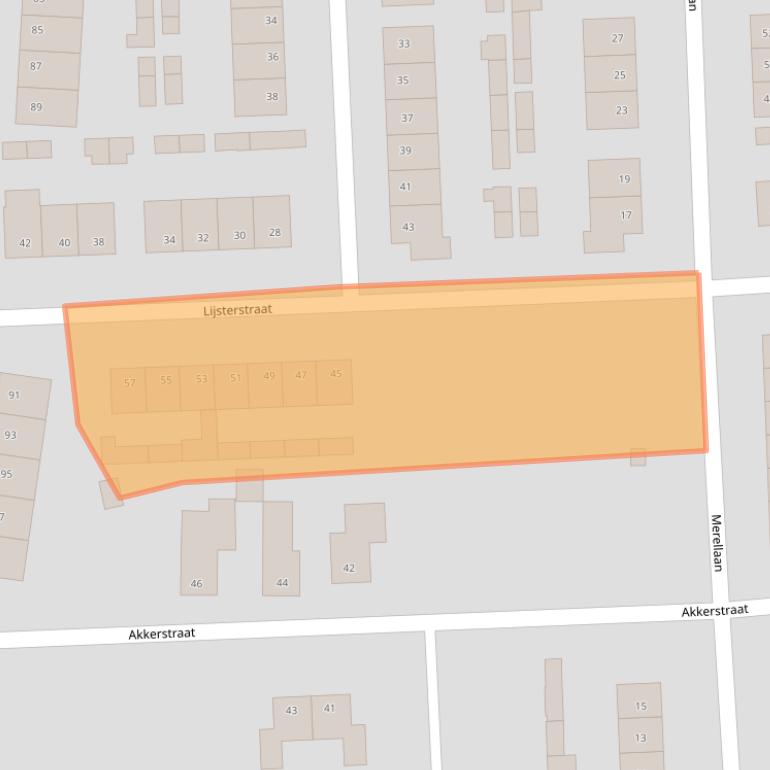 Kaart van postcodegebied 7071HP.