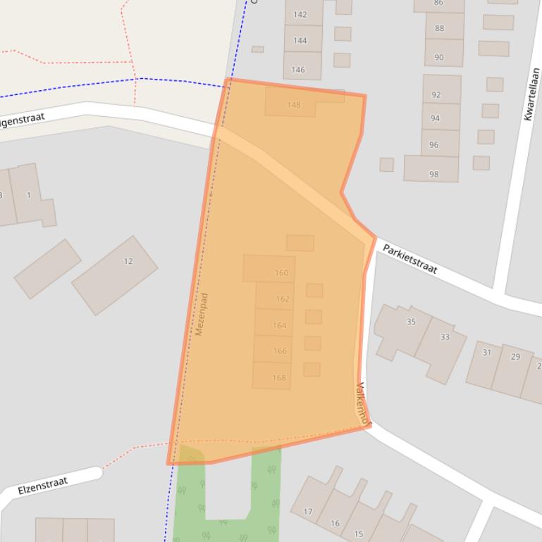 Kaart van postcodegebied 7071JT.