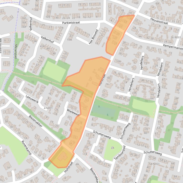 Kaart van postcodegebied 7071KA.