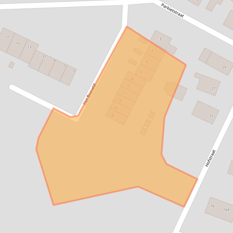 Kaart van postcodegebied 7071KE.