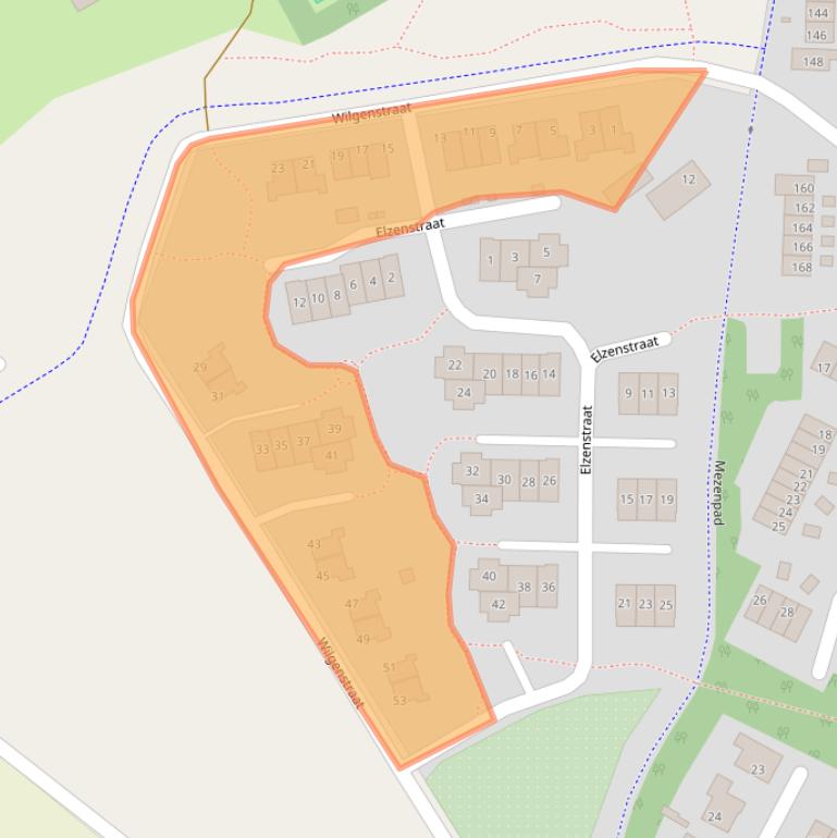 Kaart van postcodegebied 7071KP.