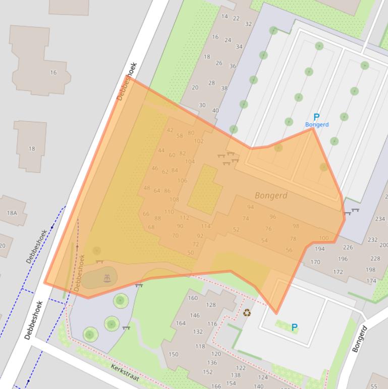 Kaart van postcodegebied 7071LD.